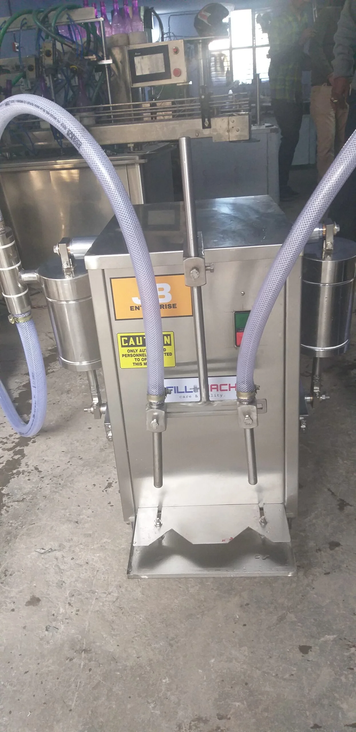 Screw Capping Machine 20 Semi Automatic Two Head Filling Machine