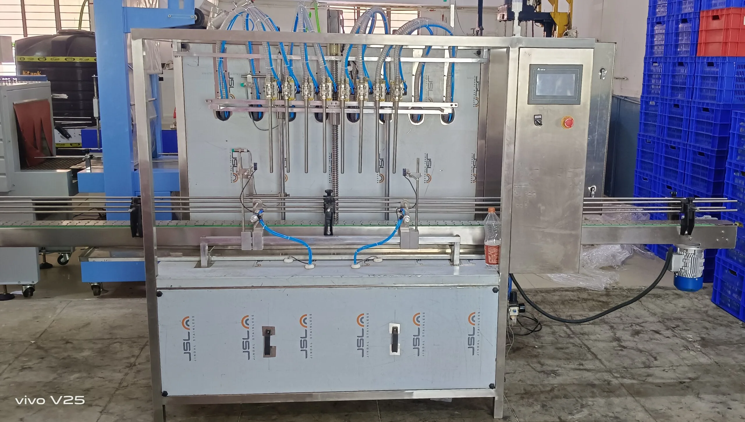 Automatic PET Bottle Oil Filling Machine EPM40 5 Automatic Eight Head Liquid Filling Machine