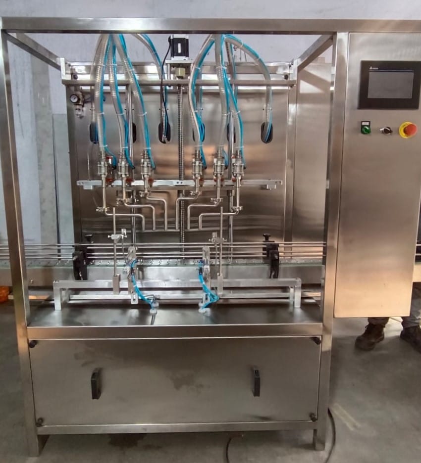 Automatic Chemical Filling Machine 6 heads-EPM30 4 Automatic Six Head Liquid Filling Machine
