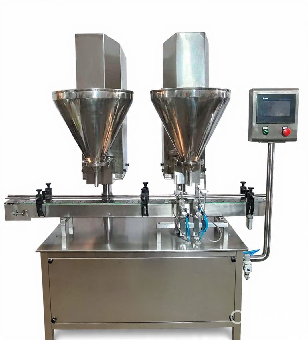 Double Head Powder Filling Machine