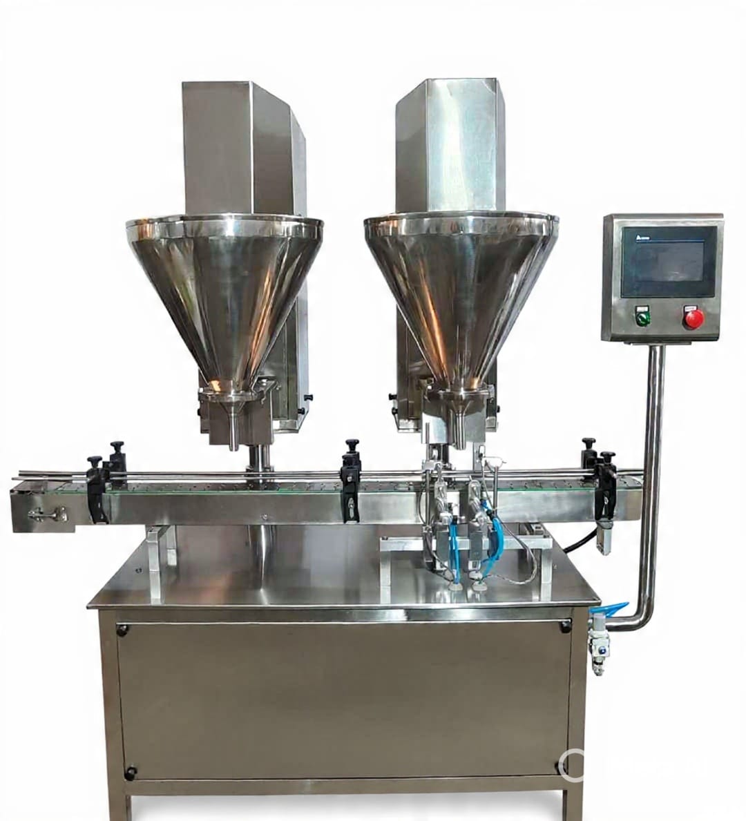 Double Head Powder Filling Machine